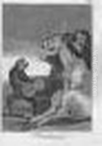 Brabisimo!; And Hasta La Muerte (d.75, H.73; And D.92, H.90) Oil Painting by Francisco Goya Fuendetodos