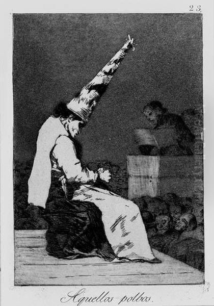 Los Caprichos Oil Painting by Francisco Goya Fuendetodos