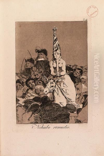 Los Caprichos Oil Painting by Francisco Goya Fuendetodos