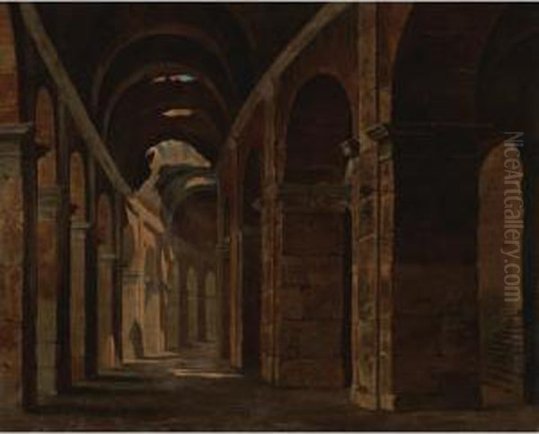 Property From The Estate Of 
Professor Frank Anderson Trapp, To Benefit The National Gallery Of Art 
Acquisitions Fund
 

 
 
 

 
 Interior Of The Colosseum, Rome Oil Painting by Francois-Marius Granet