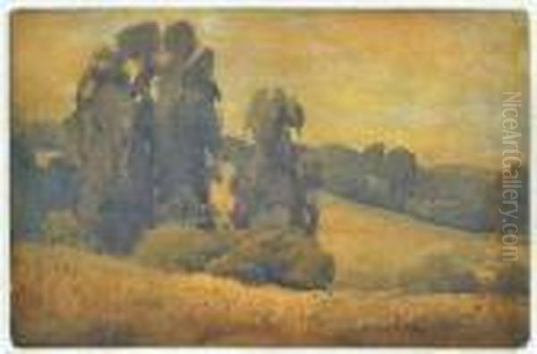 Eucalyptus Oil Painting by Percy Gray