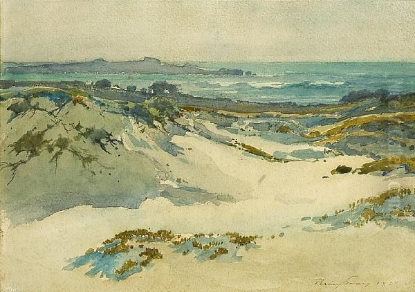 Dunes By The Sea Oil Painting by Percy Gray