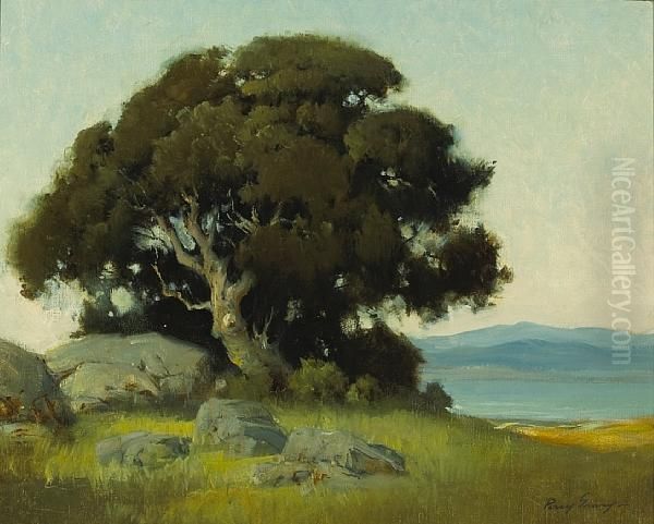 Oak Tree Oil Painting by Percy Gray