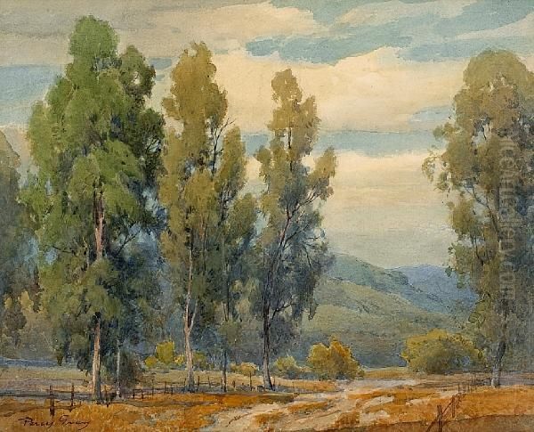 California Summer Landscape Oil Painting by Percy Gray