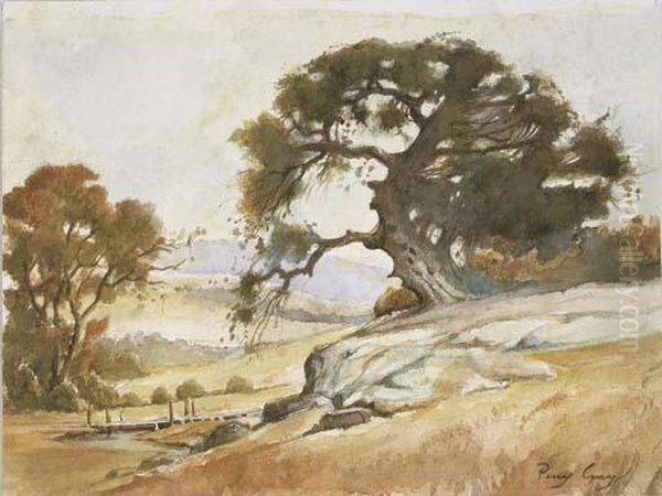 Oak Valley, Monterey, California Oil Painting by Percy Gray