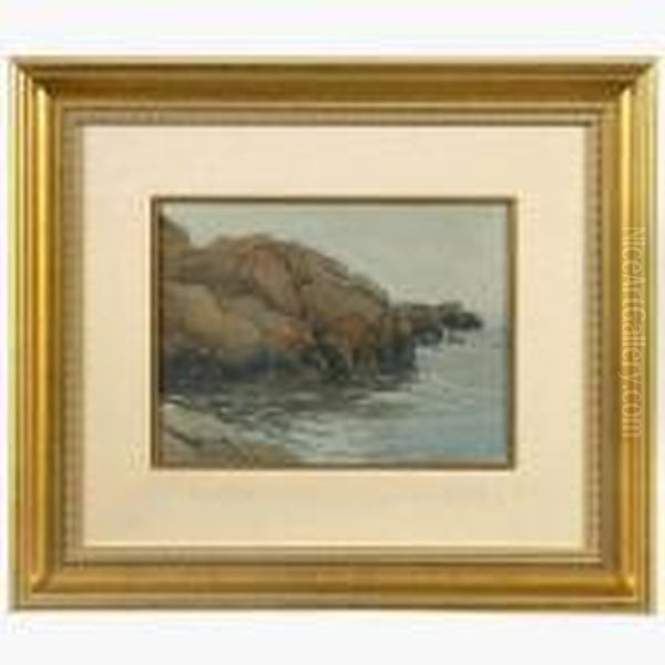 Rock Cove. Oil Painting by Percy Gray