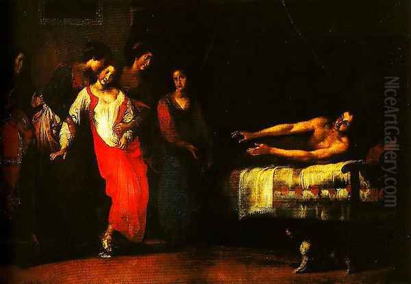 The Wedding Night Oil Painting by Rutilio Manetti