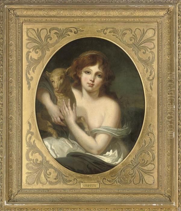 Innocence Oil Painting by Jean Baptiste Greuze