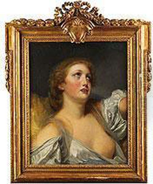 Bildnis Eines Jungen Madchens Oil Painting by Jean Baptiste Greuze