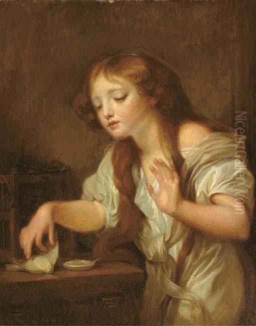 Farewell To A Friend Oil Painting by Jean Baptiste Greuze