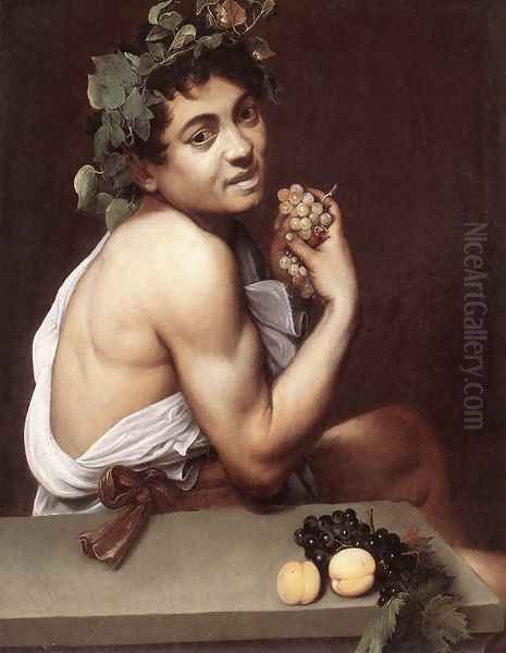 Sick Bacchus Oil Painting by Caravaggio