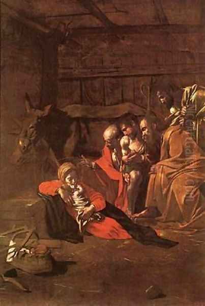 Adoration of the Shepherds Oil Painting by Caravaggio