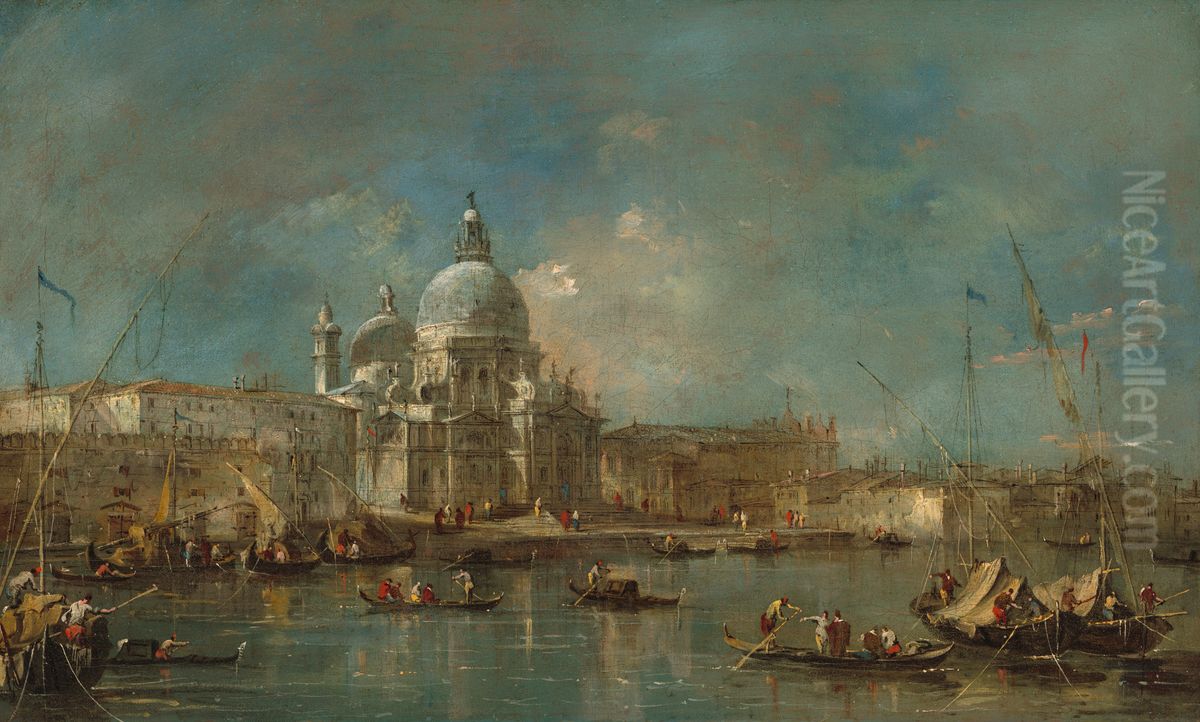 Santa Maria Della Salute Oil Painting by Francesco Guardi