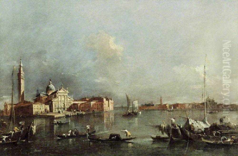 View Of Venice Oil Painting by Francesco Guardi
