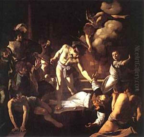 The Martyrdom of St Matthew Oil Painting by Caravaggio