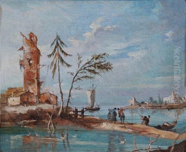 Oil On Canvas Oil Painting by Francesco Guardi