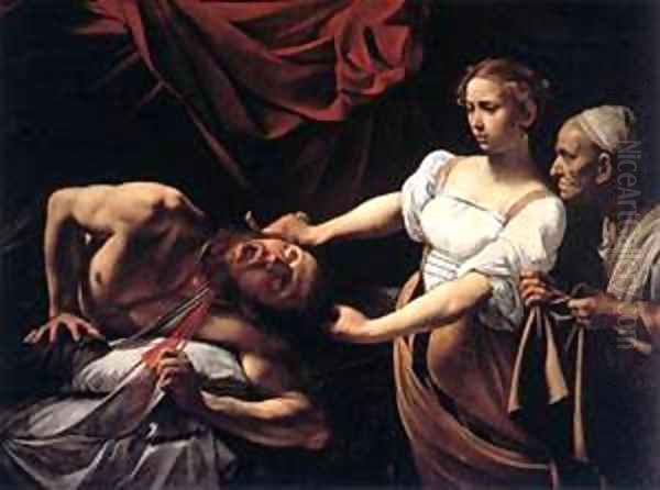 Judith Beheading Holofernes Oil Painting by Caravaggio