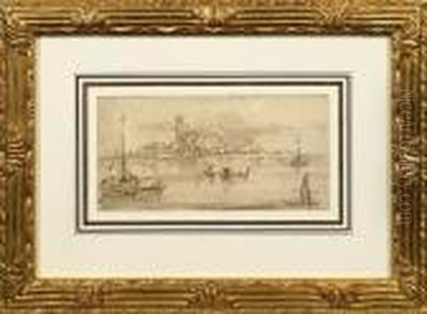 Venezianisches Capriccio Oil Painting by Francesco Guardi