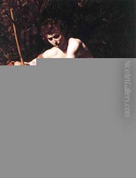 St John the Baptist2 Oil Painting by Caravaggio
