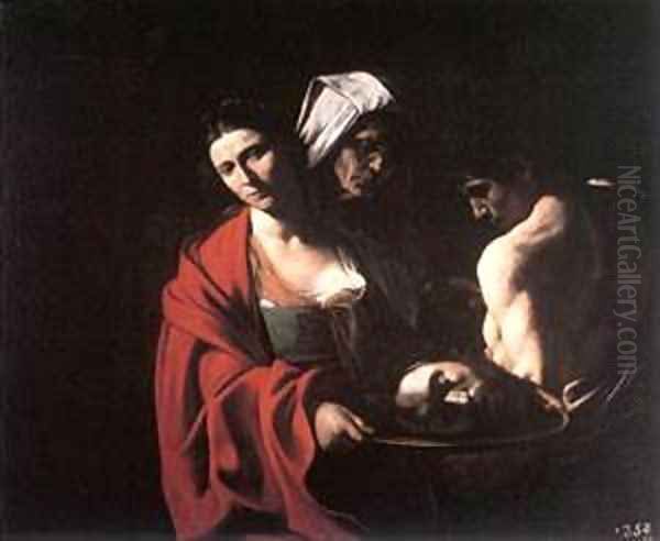 Salome with the Head of the Baptist Oil Painting by Caravaggio