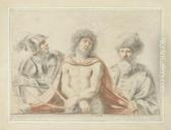 Ecce Homo Oil Painting by Giovanni Francesco Barbieri