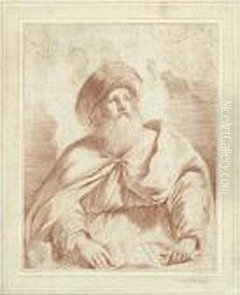 The Prophet Isaiah Oil Painting by Giovanni Francesco Barbieri