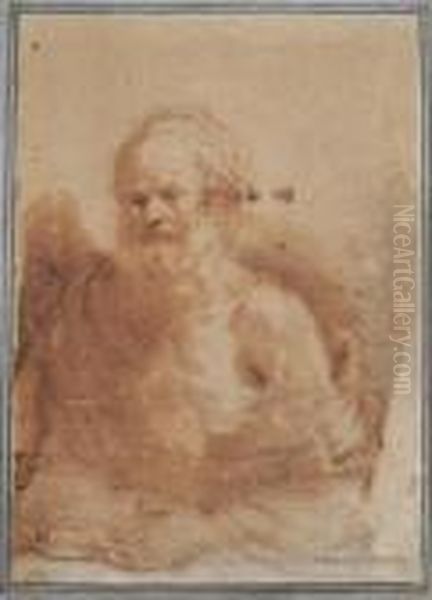 Saint Jerome Oil Painting by Giovanni Francesco Barbieri