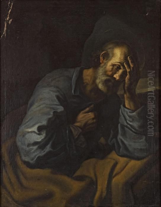 St. Jerome Oil Painting by Giovanni Francesco Barbieri