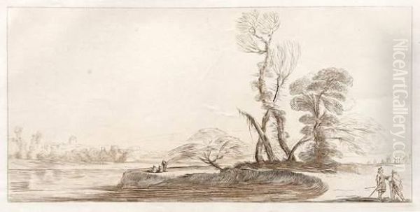 Bords De Riviere Anime Oil Painting by Giovanni Francesco Barbieri