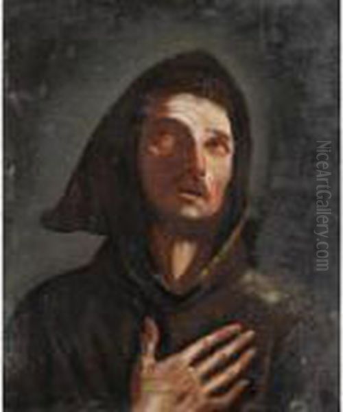 San Francesco Oil Painting by Giovanni Francesco Barbieri