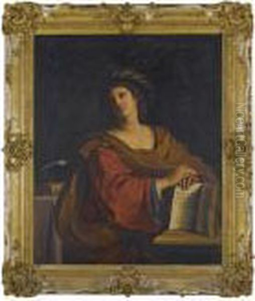 The Samian Sybil Oil Painting by Giovanni Francesco Barbieri