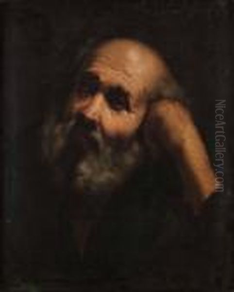 Apostel Oil Painting by Giovanni Francesco Barbieri