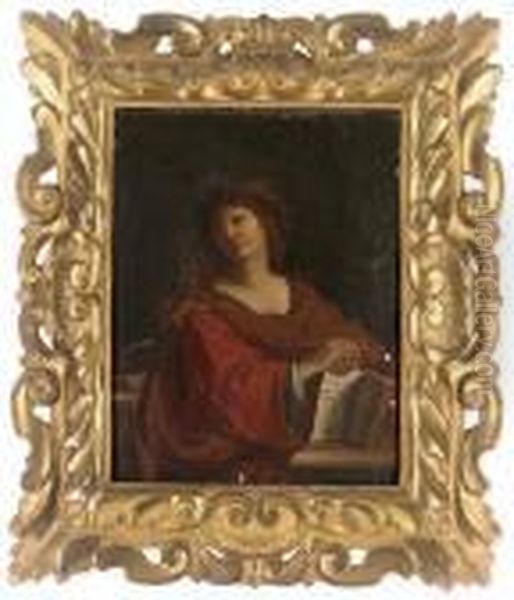 The Samian Sibyl Oil Painting by Giovanni Francesco Barbieri