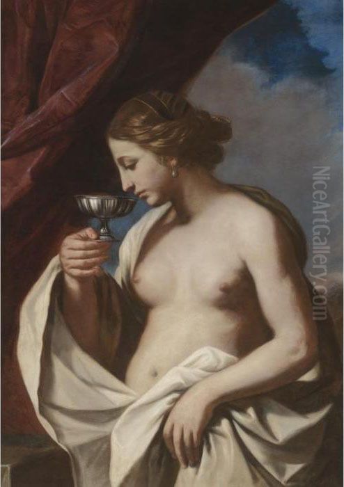 Sophonisba Oil Painting by Giovanni Francesco Barbieri