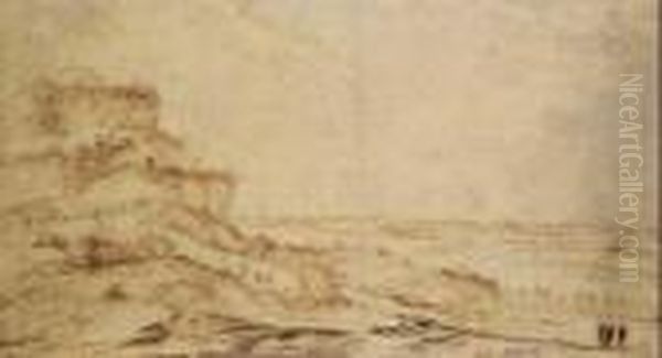 Paesaggio Oil Painting by Giovanni Francesco Barbieri