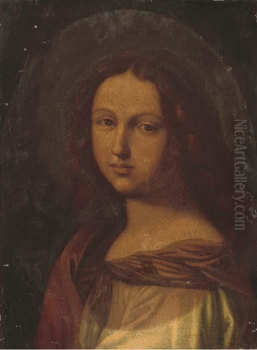 Saint Agnes Oil Painting by Giovanni Francesco Barbieri