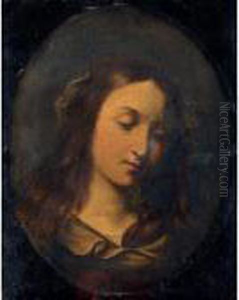 The Madonna Oil Painting by Giovanni Francesco Barbieri