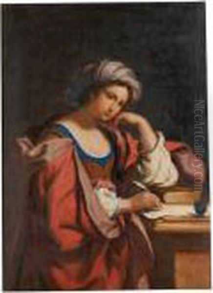 The Persian Sibyl Oil Painting by Giovanni Francesco Barbieri