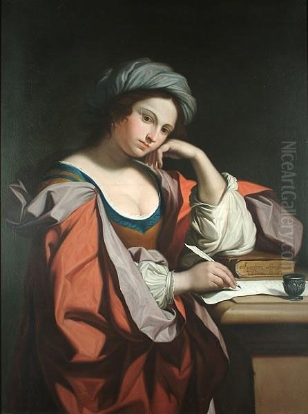 The Persian Sybil Oil Painting by Giovanni Francesco Barbieri