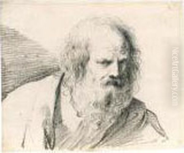 Lot Sold. Oil Painting by Giovanni Francesco Barbieri