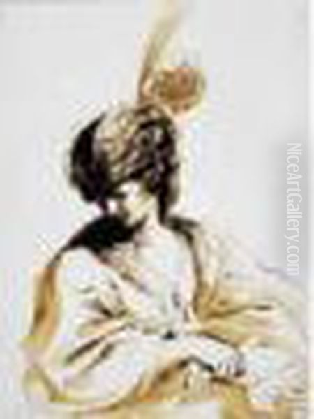 La Sibylle De Cumes Oil Painting by Giovanni Francesco Barbieri