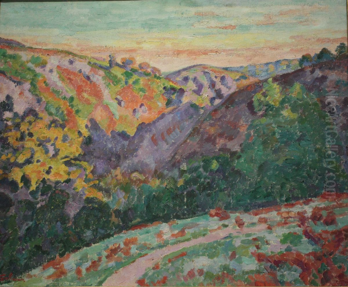 Paysage De La Creuse Oil Painting by Armand Guillaumin