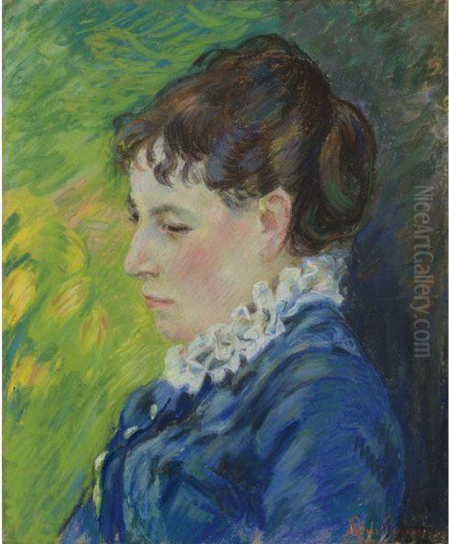 Portrait De La Femme De L'artiste Oil Painting by Armand Guillaumin