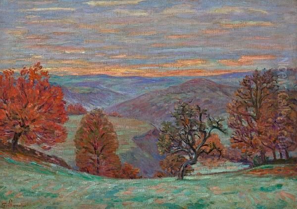 Crozant, Le Puy Barriou Oil Painting by Armand Guillaumin