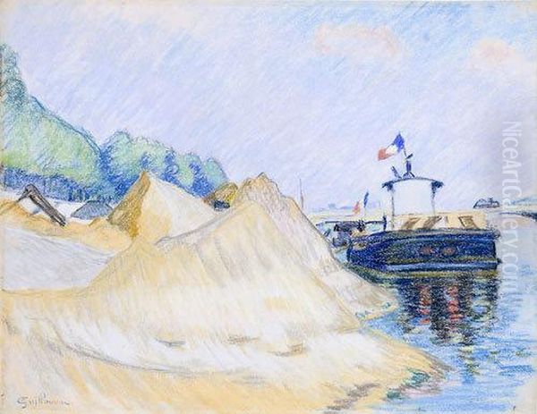 Les Quais De La Seine A Paris Oil Painting by Armand Guillaumin