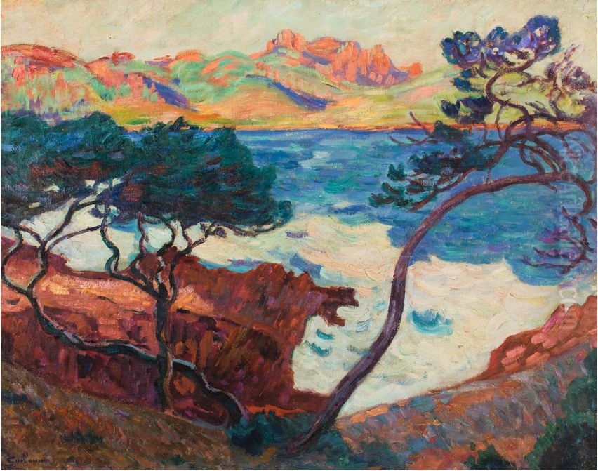 Agay Oil Painting by Armand Guillaumin
