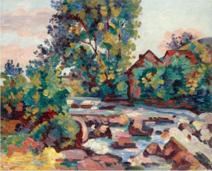 Property From A Private Collection, London
 

 
 
 

 
 L'ecluse A Bouchardon Oil Painting by Armand Guillaumin