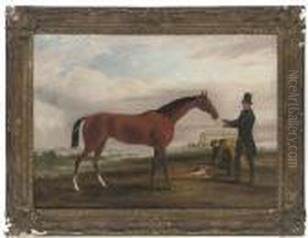 Malacca
, Winner Of The Cambridge Stakes Oil Painting by Harry Hall