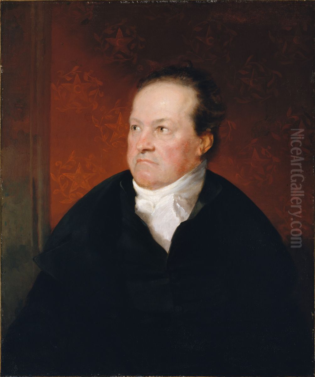 De Witt Clinton Oil Painting by Samuel Finley Breese Morse