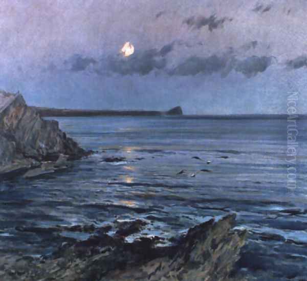 Marina 2 Oil Painting by Segundo Mantilla Marina